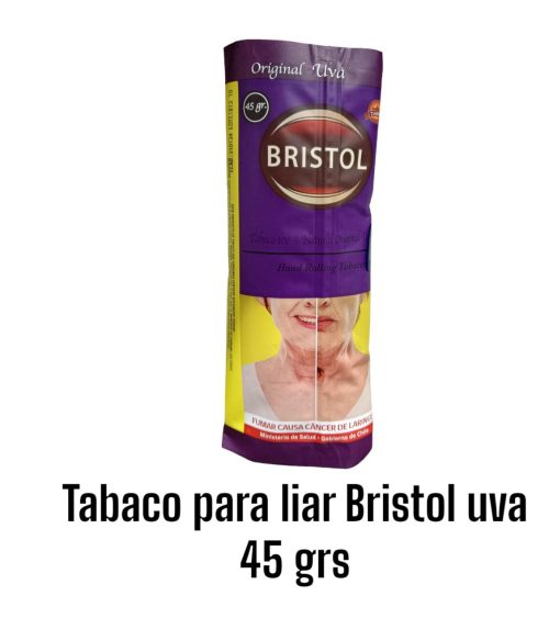 Tabaco para liar Bristol Uva 45 Grs.
