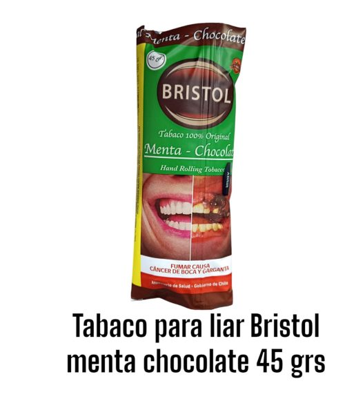 Tabaco para liar Bristol Menta Chocolate 45 Grs.