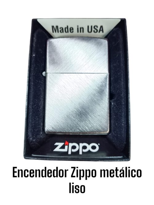 Encendedor Zippo metálico