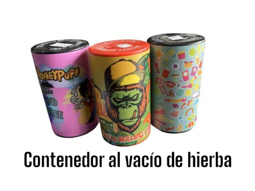 Contenedor de hierba al vacio
