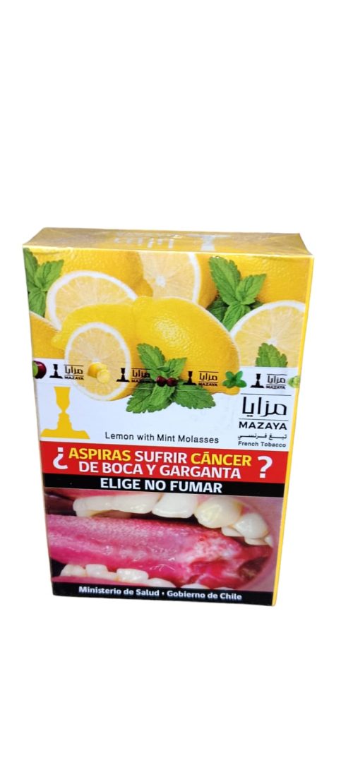 Shishe para Hookah frutal limón menta